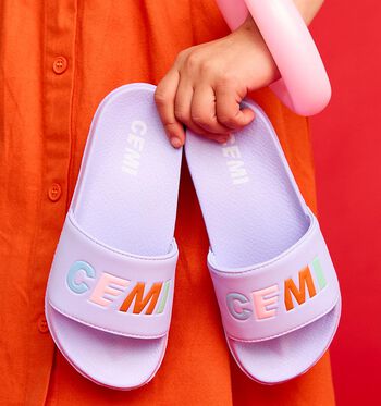 CEMI Nu-pieds Violet/Bleu/Vert