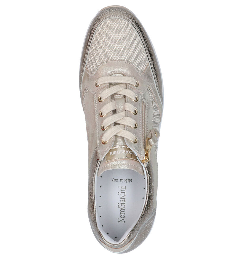 NeroGiardini Gouden Sneakers in leer (270586)