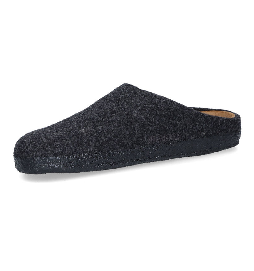 Birkenstock Zermatt Grijze Pantoffels voor dames (330661)