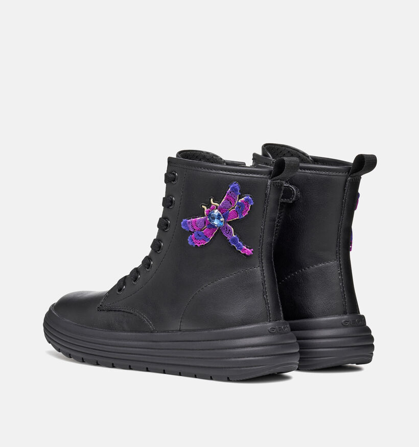 Geox Phaolae Zwarte Boots voor meisjes (361905) - geschikt voor steunzolen