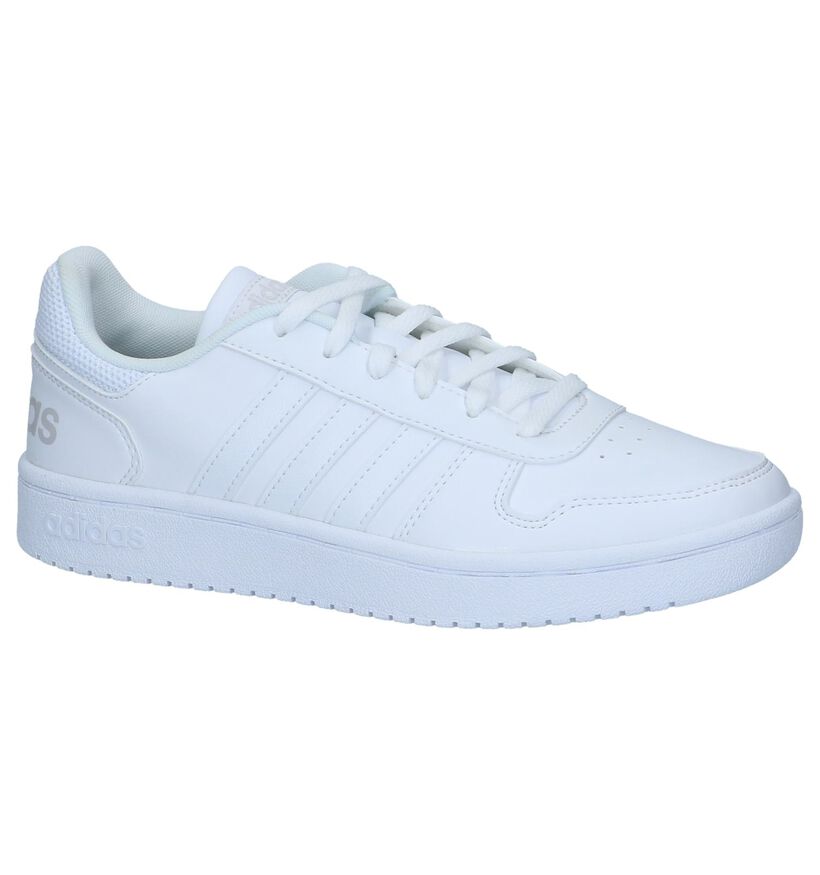 adidas Hoops 2.0 Sneakers Wit in kunstleer (264907)