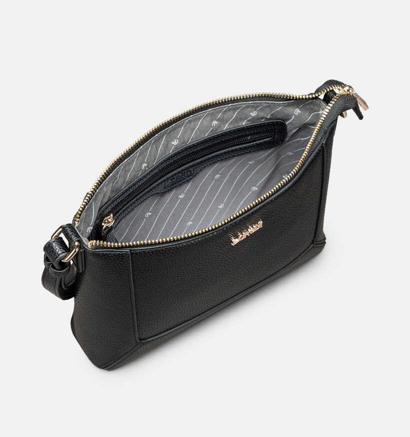 L.Credi Sapphira Sac port&eacute; crois&eacute; en Noir pour femmes (379579)