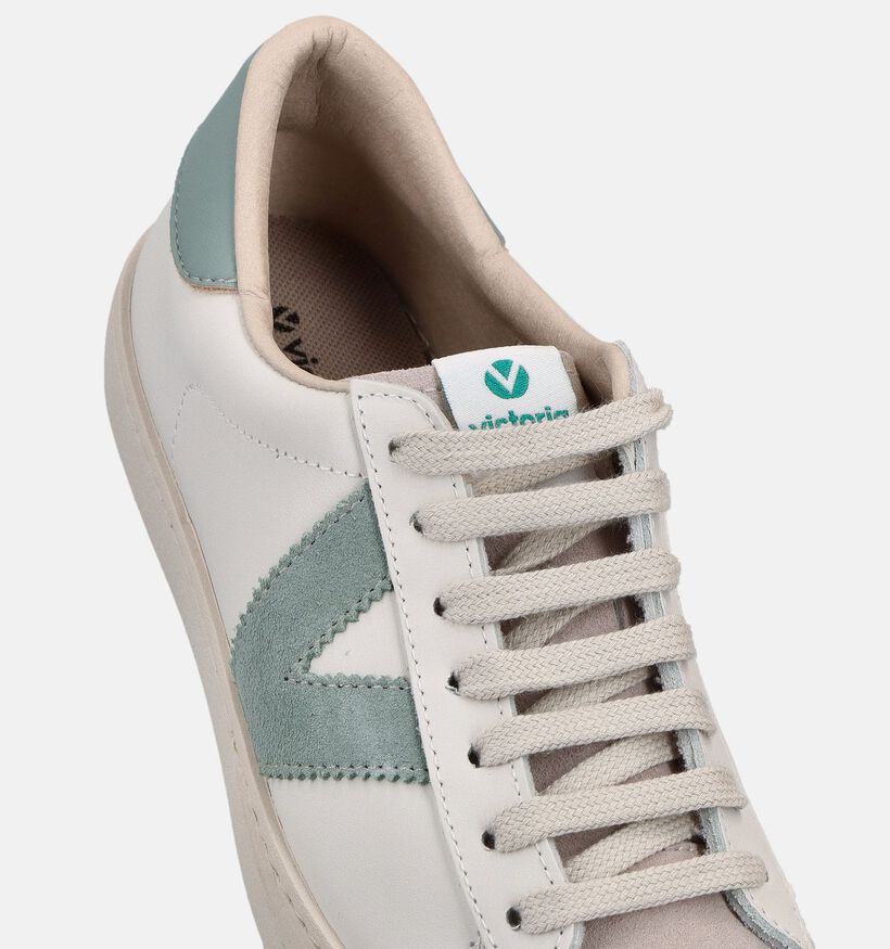 Victoria Jade Witte/Groene Sneakers voor dames (369919)