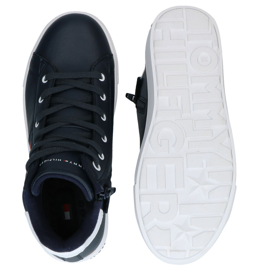 Tommy Hilfiger Baskets en Bleu en simili cuir (279904)