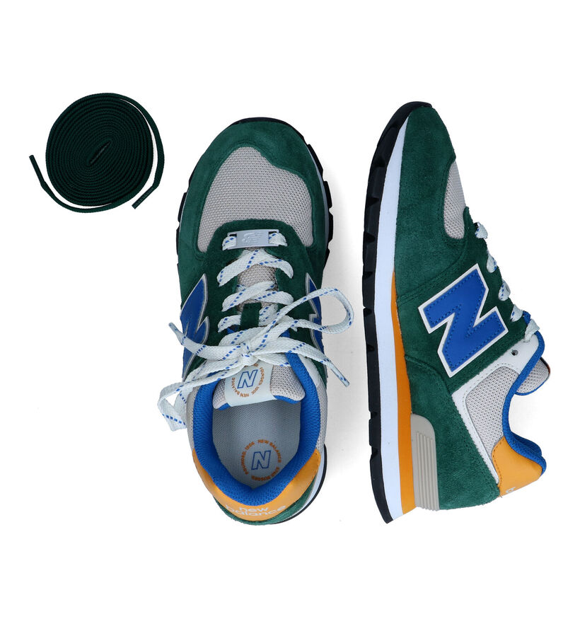 New Balance GC 574 Baskets en Vert pour garçons (319262)