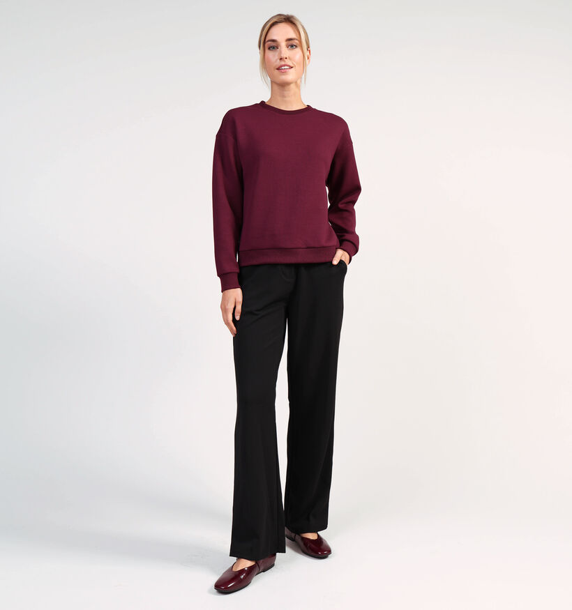 Vila Visandy Sweat Top Bordeaux Sweater voor dames (361329)