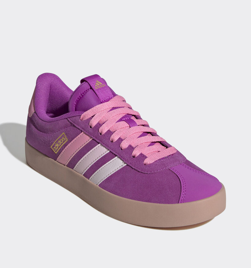 adidas VL Court 3.0 Paarse Sneakers voor dames (357140) - geschikt voor steunzolen