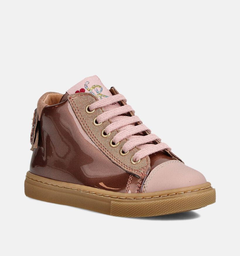 FR by Romagnoli Chaussures hautes en Rose pour filles (364833) - pour semelles orthopédiques