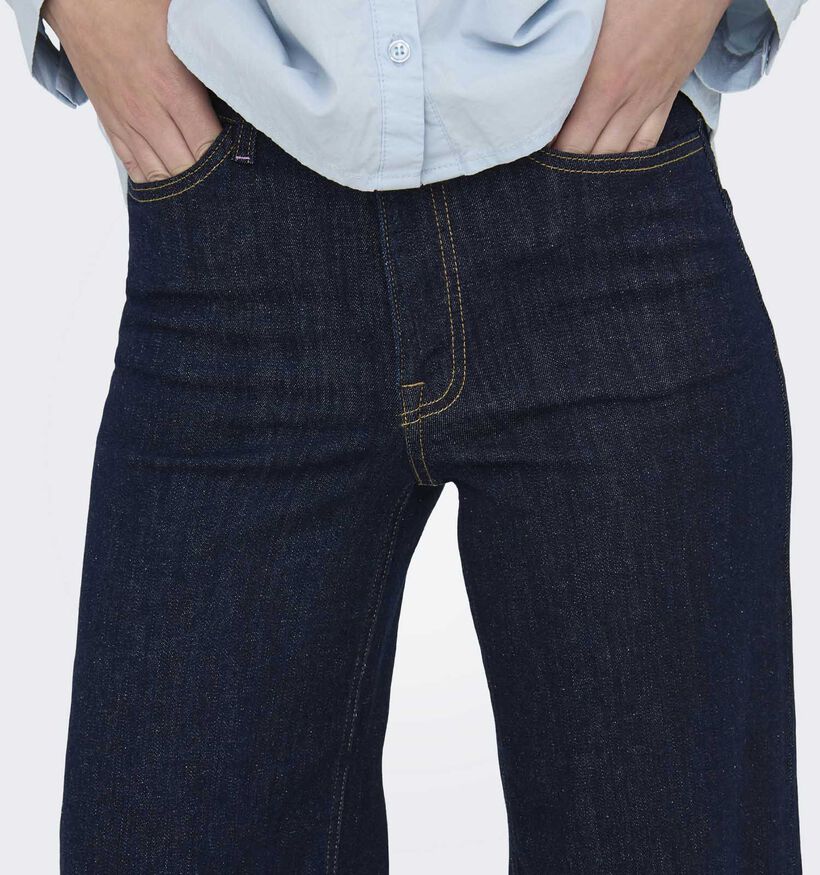 JDY Felina-Fina Donkerblauwe Wide Leg Jeans voor dames (378342)