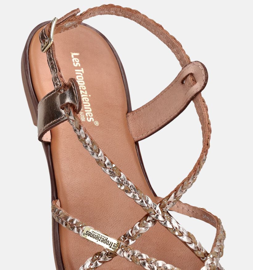 Les Tropeziennes Halfonzo Sandales en Or pour femmes (373215)