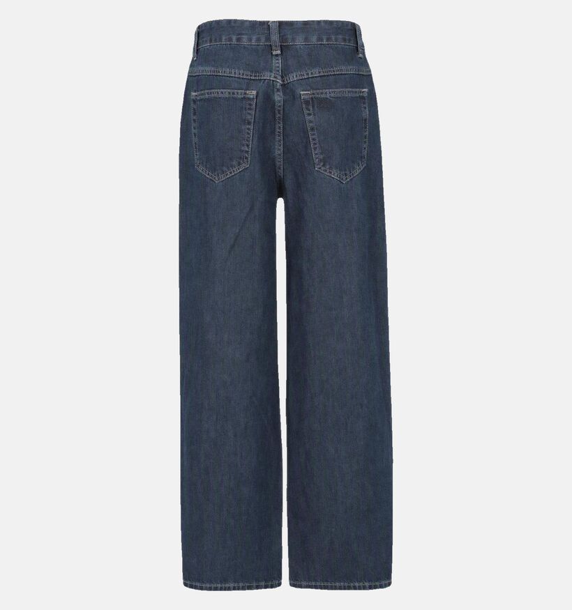 Orfeo Grayson Wide leg jeans en Bleu fonc&eacute; pour femmes (381659)