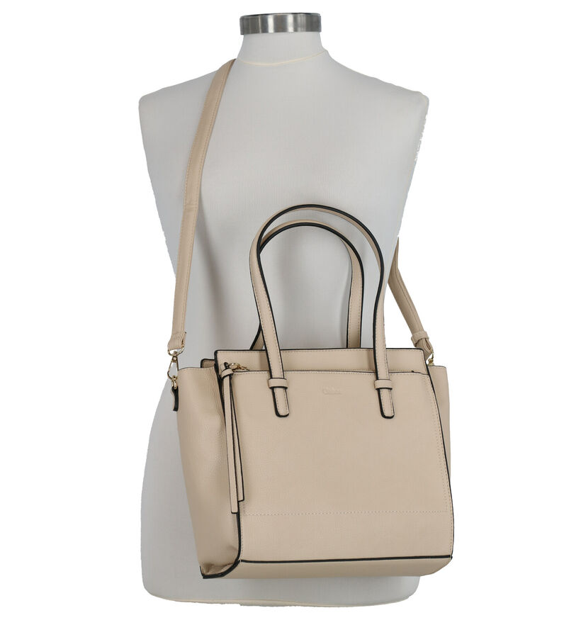 Gabor Rosaria Beige Handtas in kunstleer (269440)