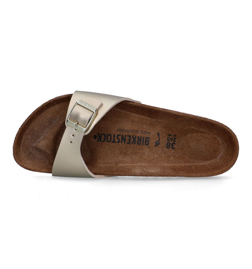 Birkenstock Madrid Birko-Flor Witte Slippers voor dames (338044)
