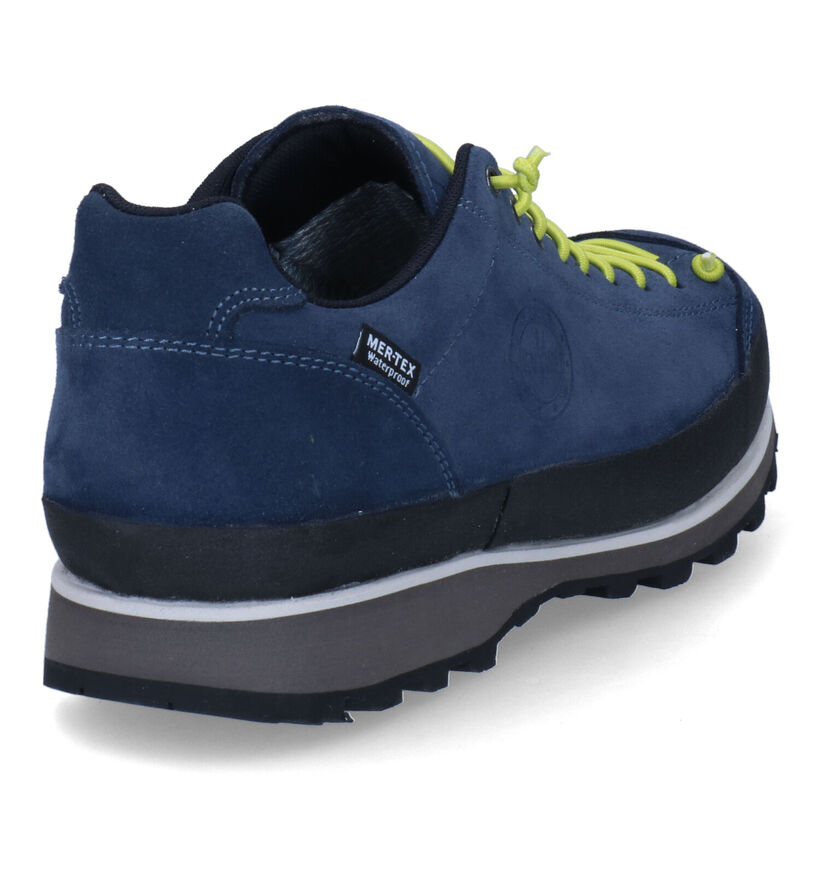 Lomer Bio Naturale Chaussures de randonnée en Bleu en daim (300068)