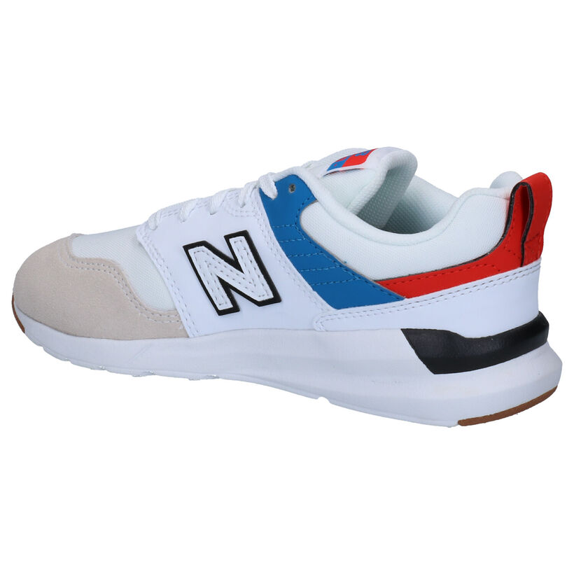 New Balance Witte Sneakers in kunstleer (266325)
