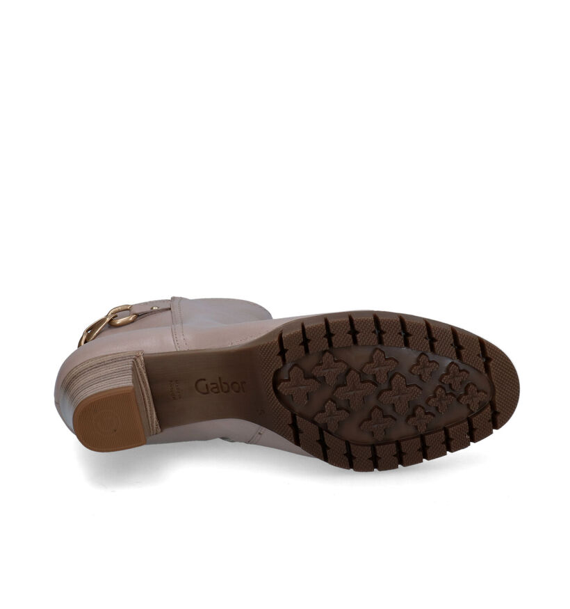 Gabor Beige Enkellaarzen in leer (315327)