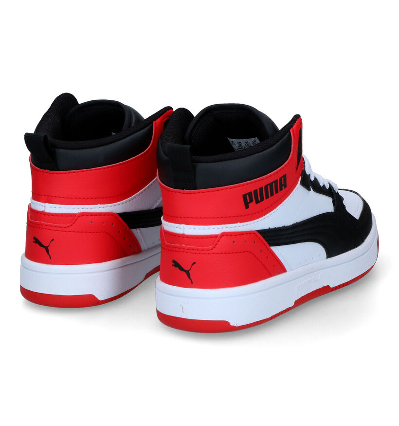 Puma Rebound Joy Baskets en Bleu pour garçons (318737)