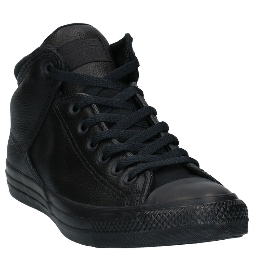 Converse AS High Street Baskets en Gris en cuir (252765)