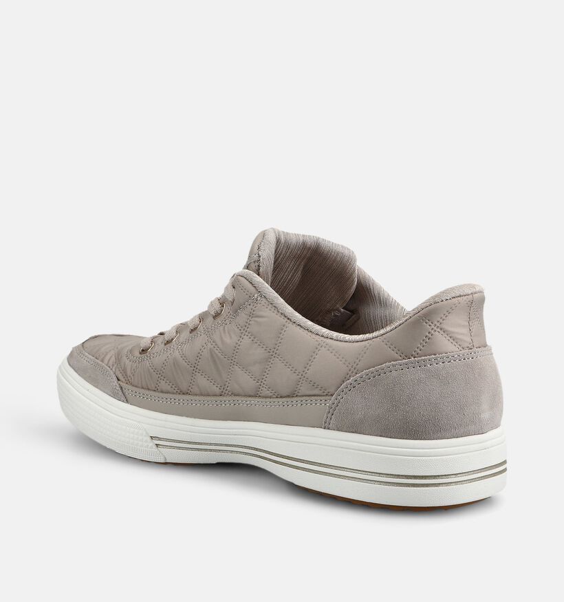 Skechers Arch Fit Arcade Cuddle Steps Baskets en Taupe pour femmes (375612)