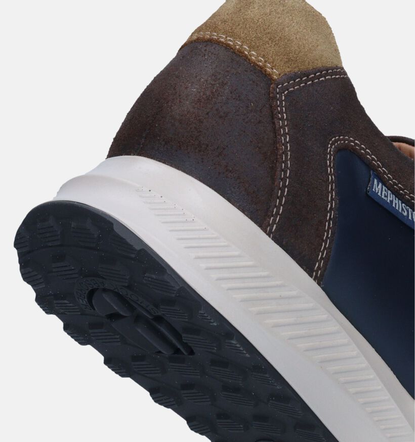 Mephisto Dino Old Velours Bruine Veterschoenen voor heren (345987) - geschikt voor steunzolen