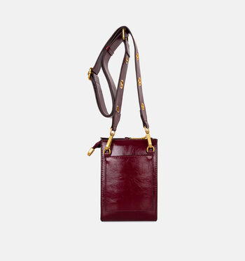 Laurent David Schoudertassen Cognac/Bruin/Bordeaux/Groen