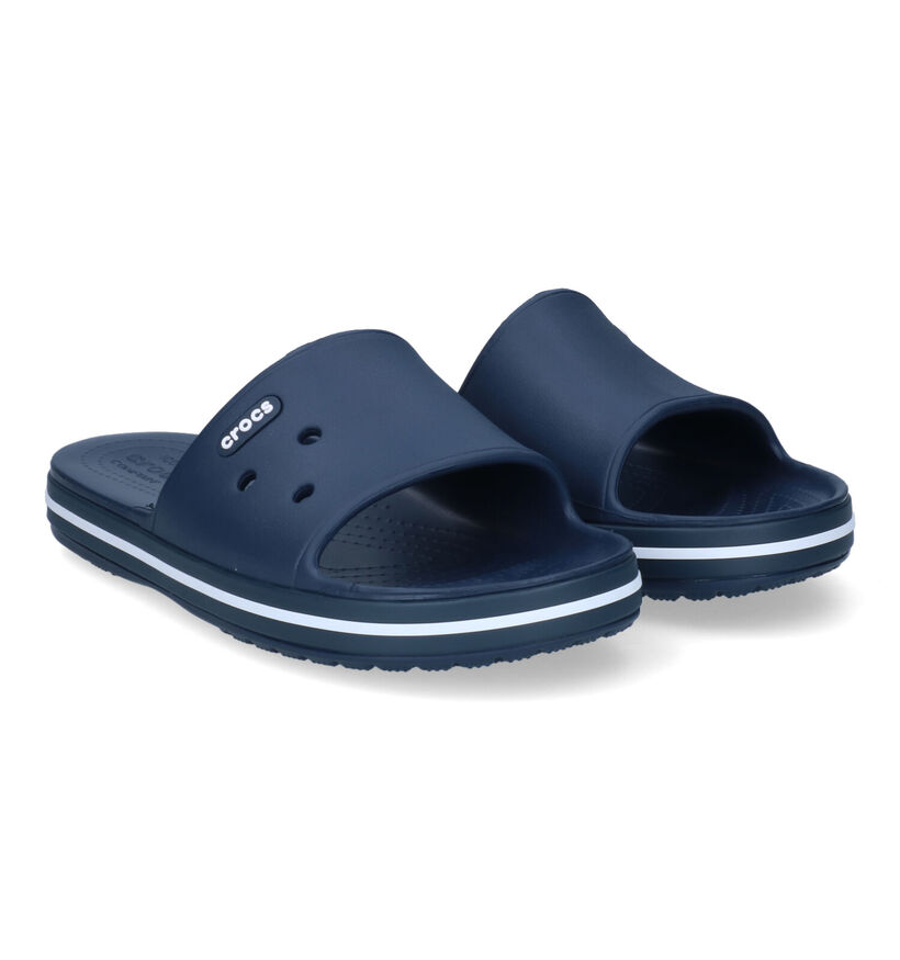 Crocs Crocband Slide Nu-pieds en Noir en synthétique (307651)