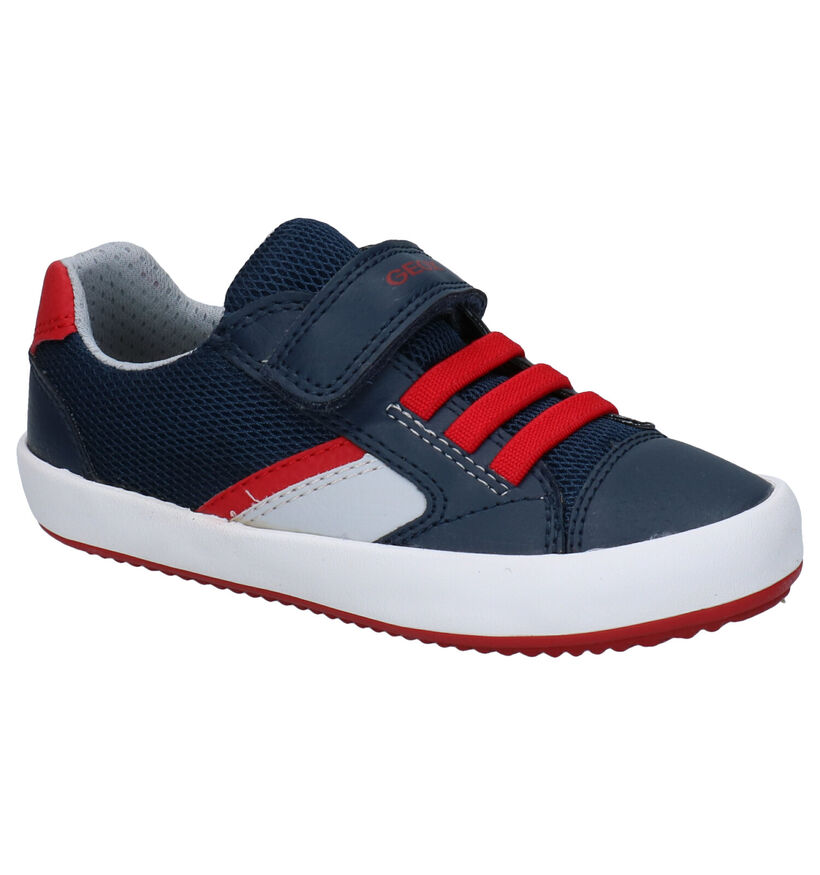 Geox Gisli Baskets en Bleu en cuir (287079)