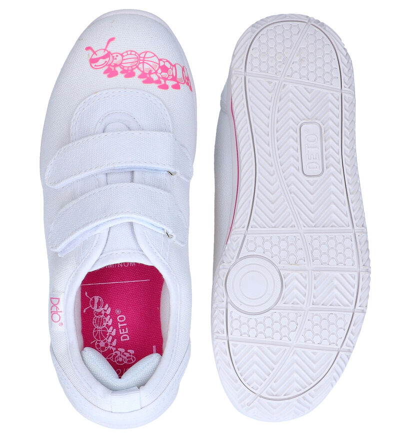 Deto Chaussures de sport en Blanc pour filles (293540) - pour semelles orthopédiques