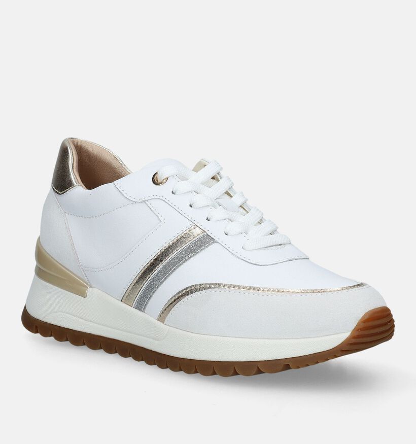 Geox Desya Witte Sneakers voor dames (335645) - geschikt voor steunzolen