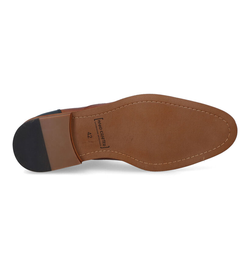 Bullboxer Cognac Geklede Schoenen voor heren (314431) - geschikt voor steunzolen