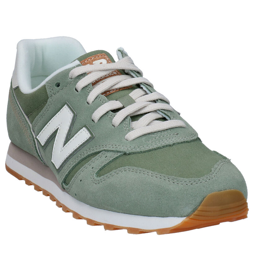 New Balance ML 373 Blauwe Sneakers in daim (293564)