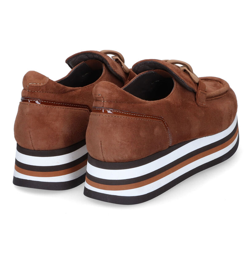 Softwaves Chaussures à enfiler en Cognac pour femmes (316729)