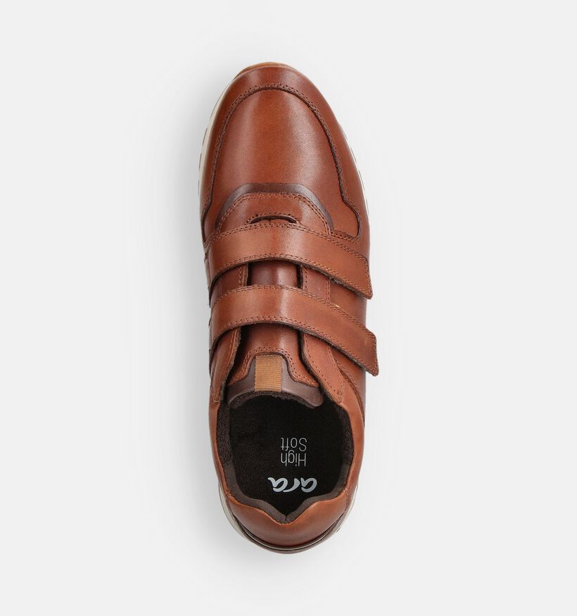 Ara Cognac Sneakers voor heren (364642) - geschikt voor steunzolen
