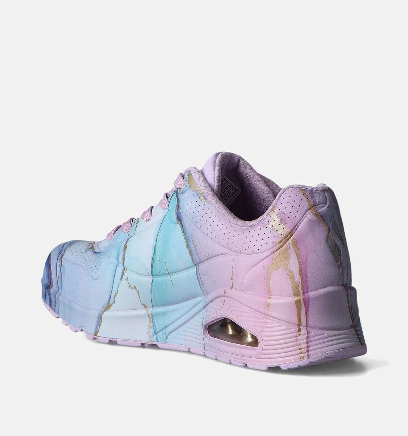 Skechers Uno Lila Sneakers voor dames (351894) - geschikt voor steunzolen