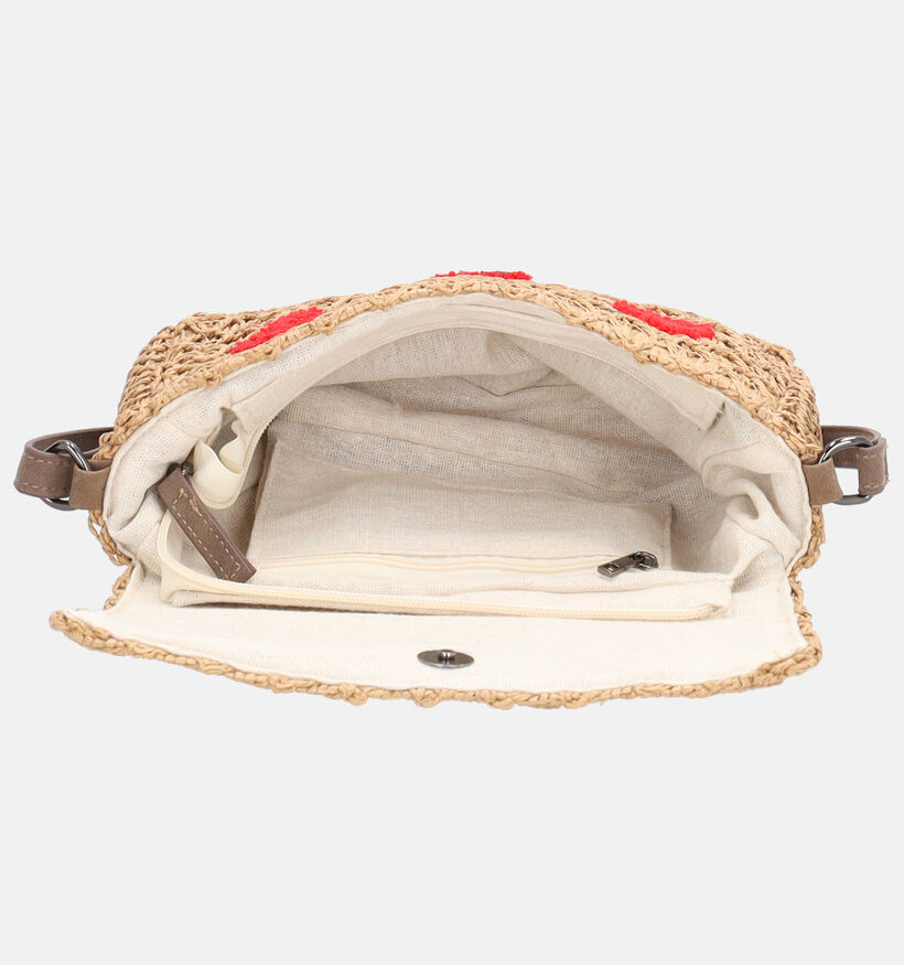 ZEBRA Trends Sola Strawberry Beige Crossbodytas voor dames (374370)