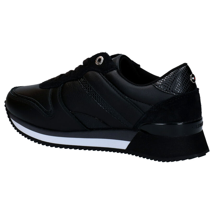 Tommy Hilfiger Active Material Baskets en Noir en cuir (280019)