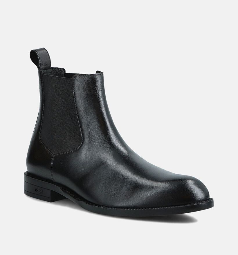 BOSS Bottines Chelsea en Noir pour hommes (361751) - pour semelles orthopédiques