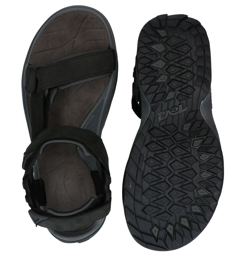 Teva Terra Sandales en Noir en cuir (289141)