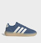 adidas Barreda Decode lux Baskets basses en Bleu pour hommes (372951) - pour semelles orthop&eacute;diques
