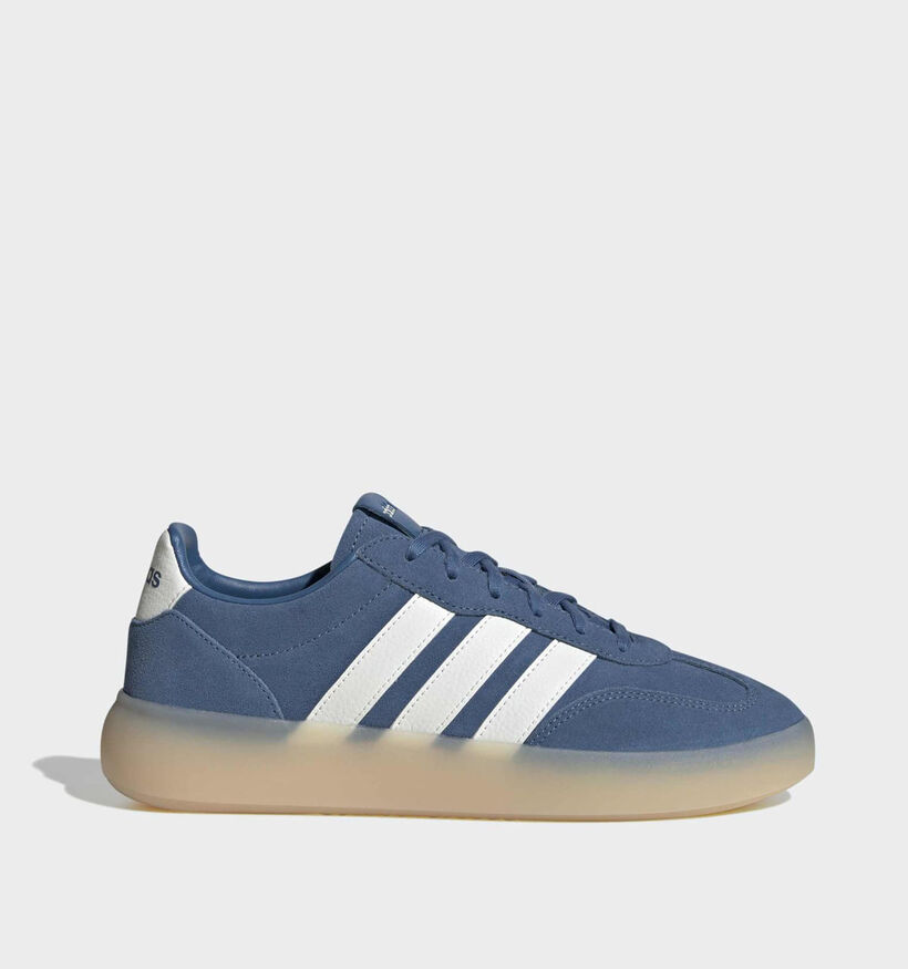 adidas Barreda Decode lux Baskets basses en Bleu pour hommes (372951) - pour semelles orthop&eacute;diques