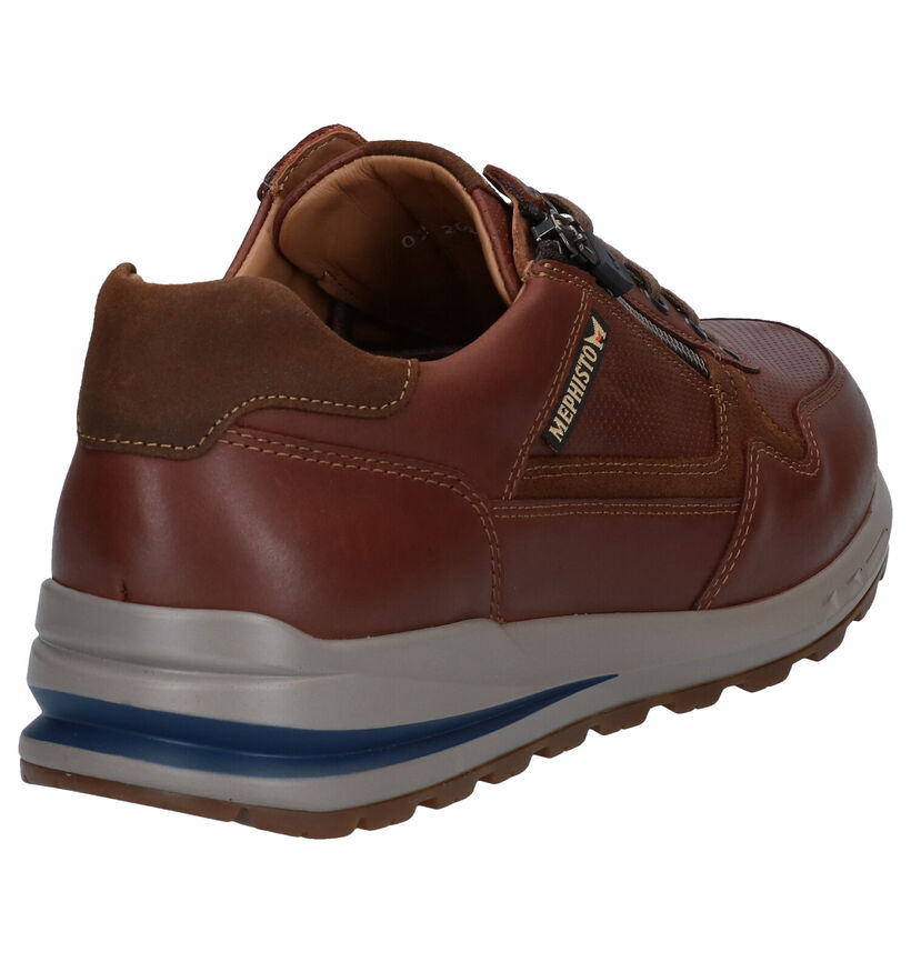 Mephisto Bradley Randy Chaussures à lacets en Cognac pour hommes (354624) - pour semelles orthopédiques