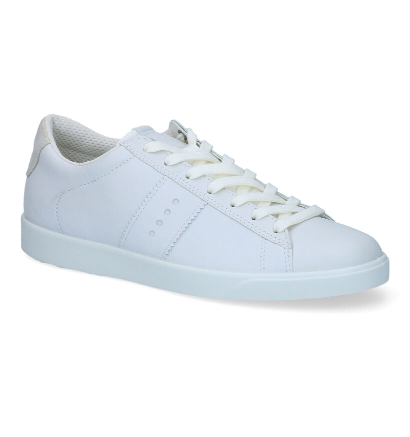 Ecco Street Lite Witte Sneakers in leer (307494)