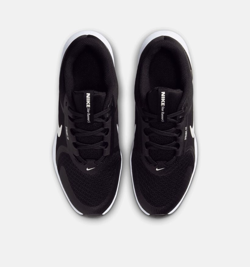 Nike Star Runner Baskets basses en Noir pour filles, gar&ccedil;ons (364610)