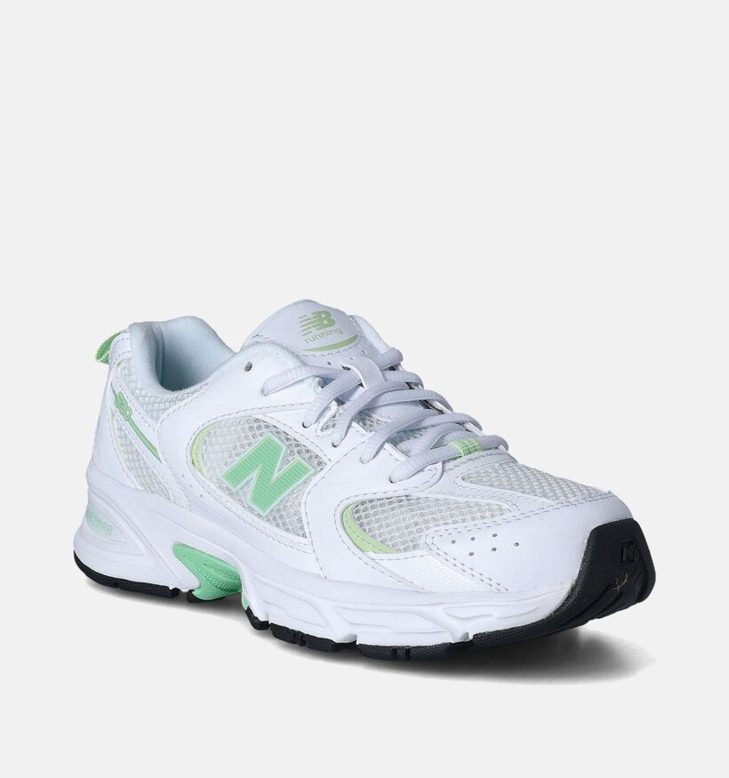 New Balance GR 530 Baskets en Argent pour filles, garçons (350580) - pour semelles orthopédiques