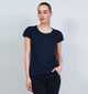 Elbsand Ragne T-shirt en Bleu fonc&eacute; pour femmes (374229)