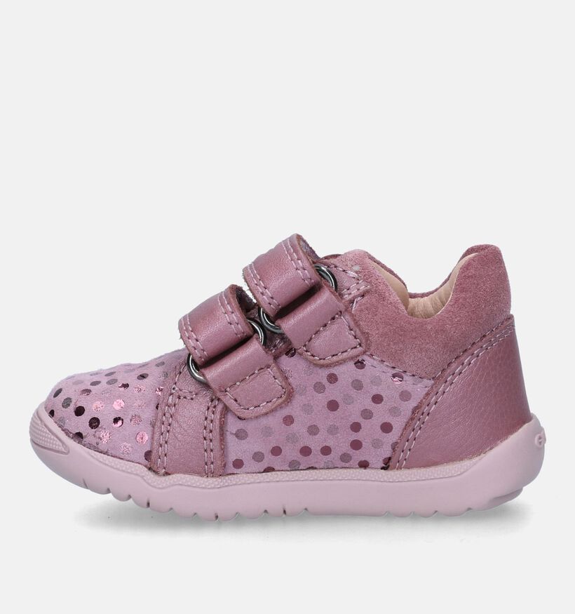 Geox Macchia Roze Babyschoentjes voor meisjes (330098) - geschikt voor steunzolen