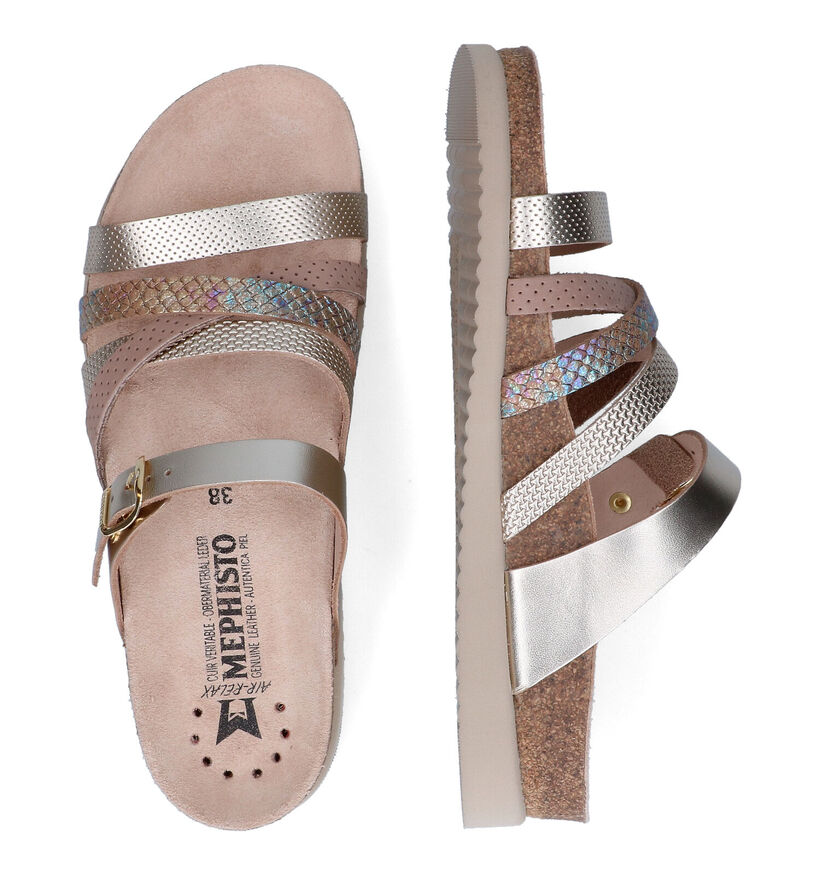 Mephisto Huleda Zwarte Slippers in leer (323484)
