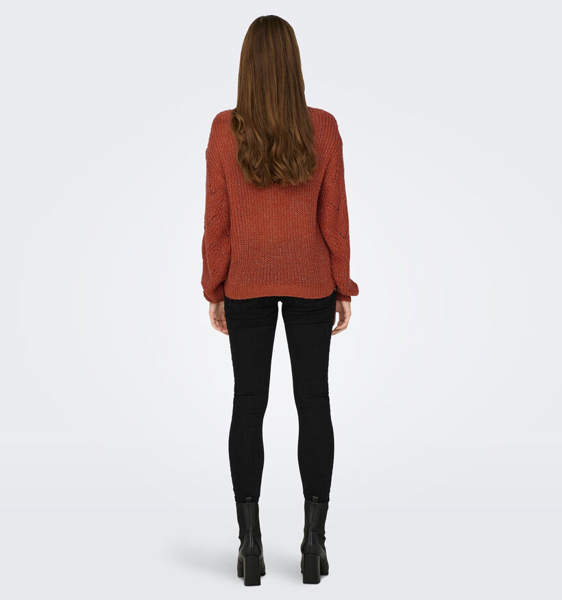 JDY Badut Bruine Trui met v-hals voor dames (330958)