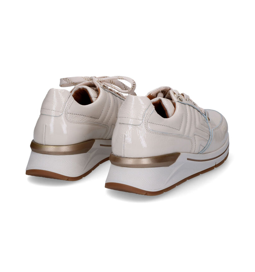Gabor OptiFit Ecru Sneakers in lak (316917)