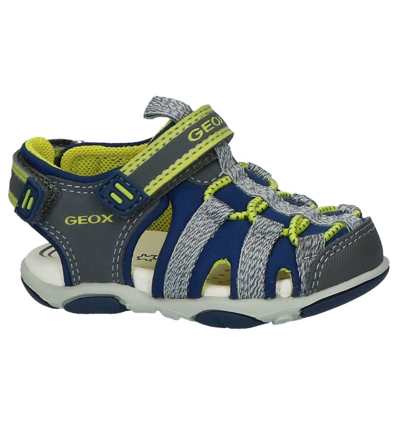 Geox Sandales en Gris foncé en simili cuir (213168)